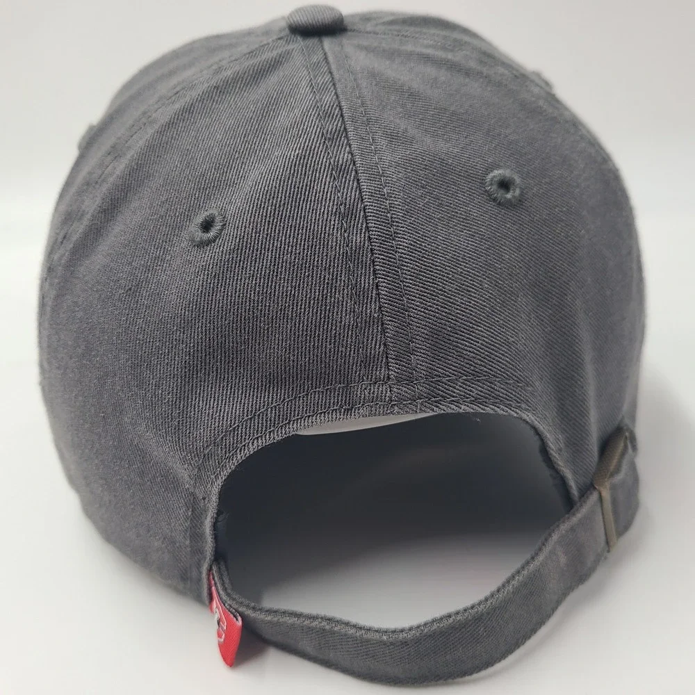 Women Chattanooga Lookouts Hat Strapback 47 Brand Clean Up Gray Red MiLB Logo